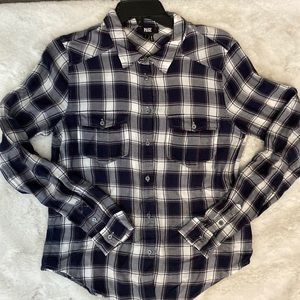 Paige plaid button up shirt Size S